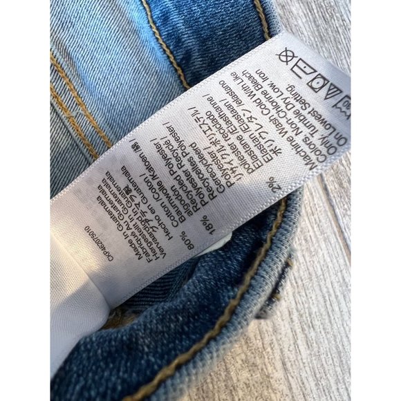 J Crew 9" Mid Rise Skinny Jeans Denim size 29 BK584‎ Signature Re-Imagined - Picture 6 of 9